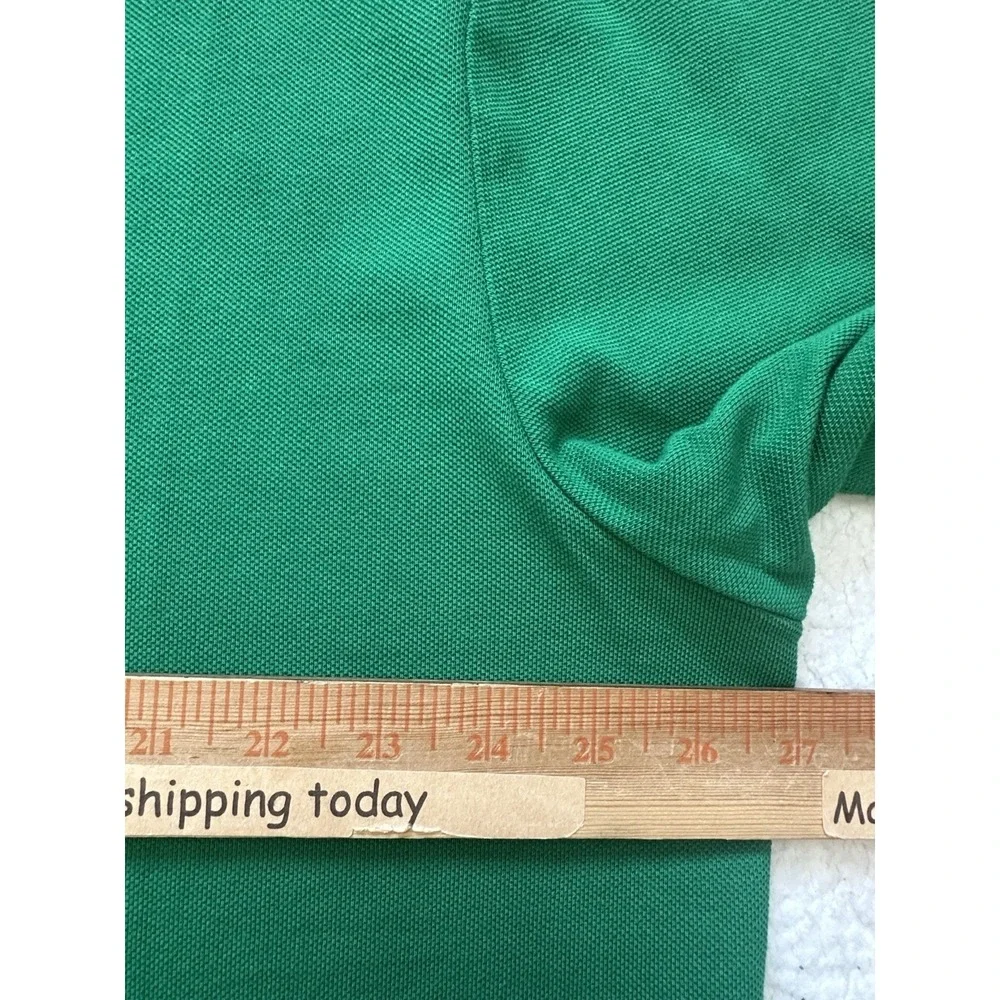 Polo Ralph Lauren Mesh Polo‎ Shirt Men's 2LT Green Short Sleeves
